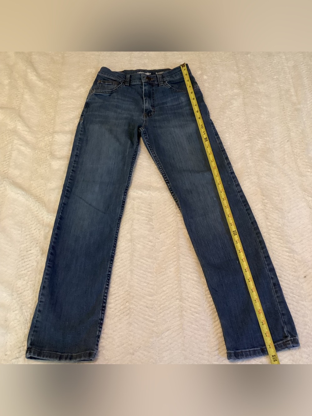 Boy Wrangler Classic Straight Boys Play Western Park Day Jeans Sz 14 Slim